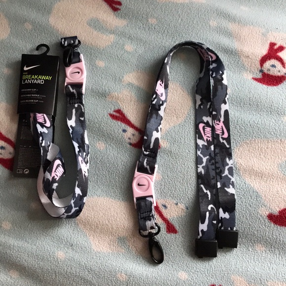 gray nike lanyard